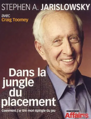 Photo de Stephen Jarilowsky en couverture d'n des meilleurs livres de finances personnelles